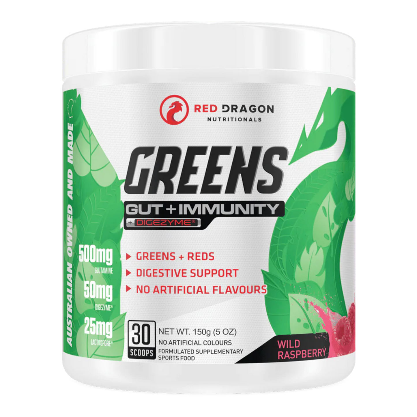 Red Dragon - Greens Gut + Immunity Powder