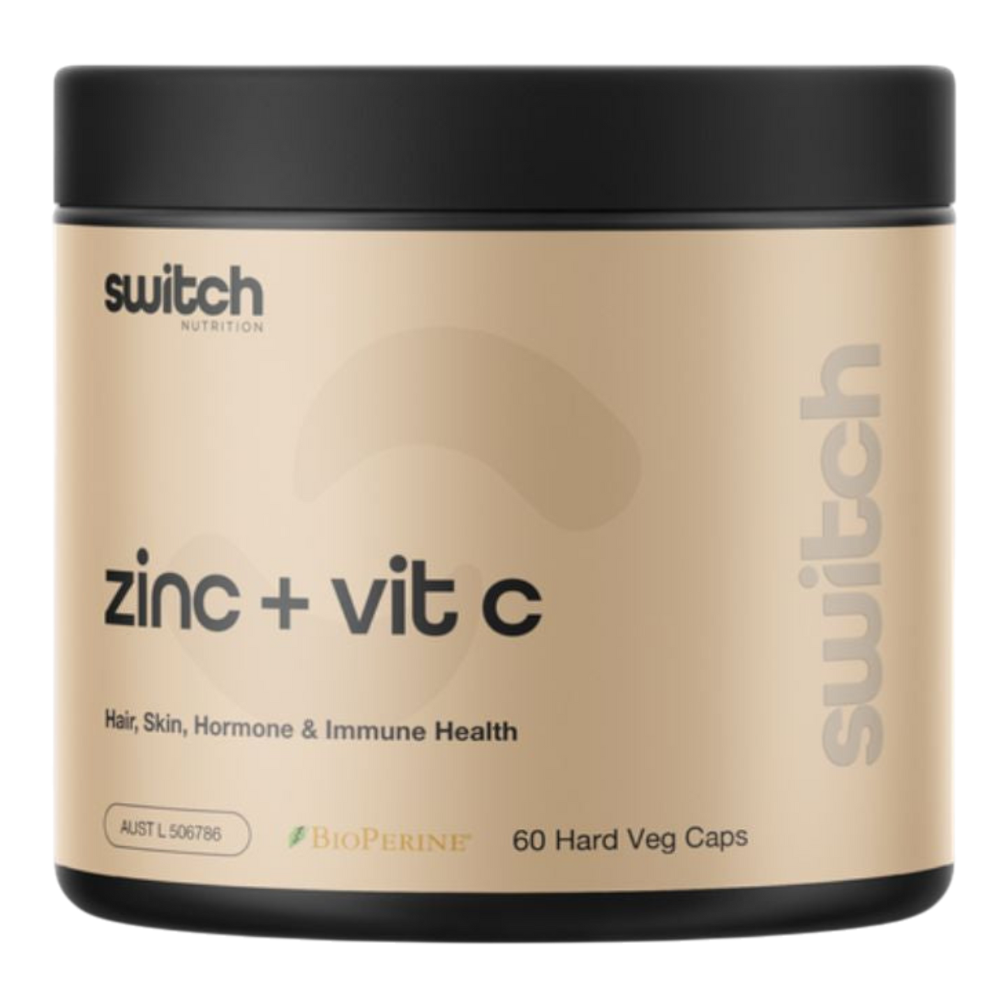 Switch Nutrition - Zinc + Vit C with Bioperine