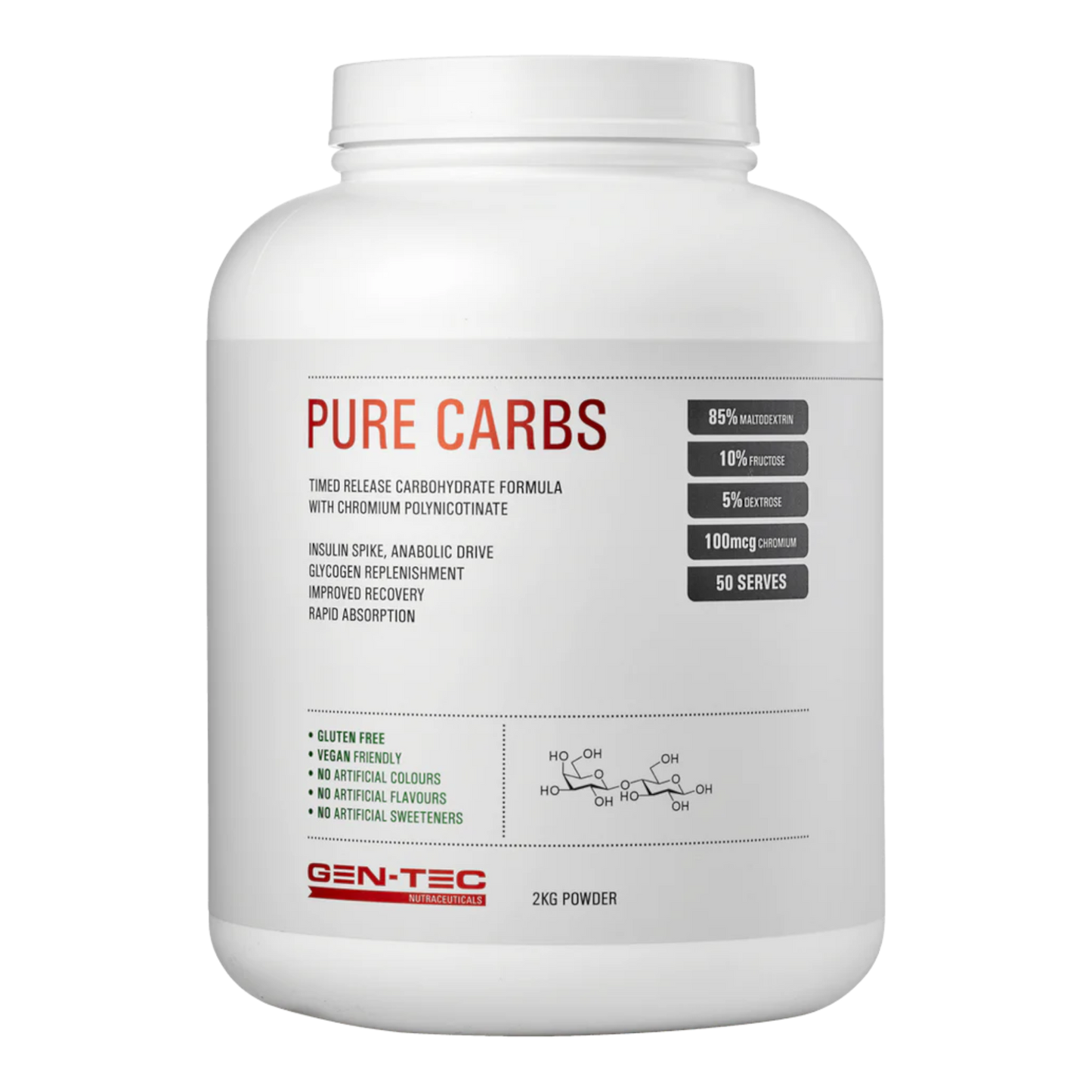 Gen-Tec Pure Unflavoured Carbs
