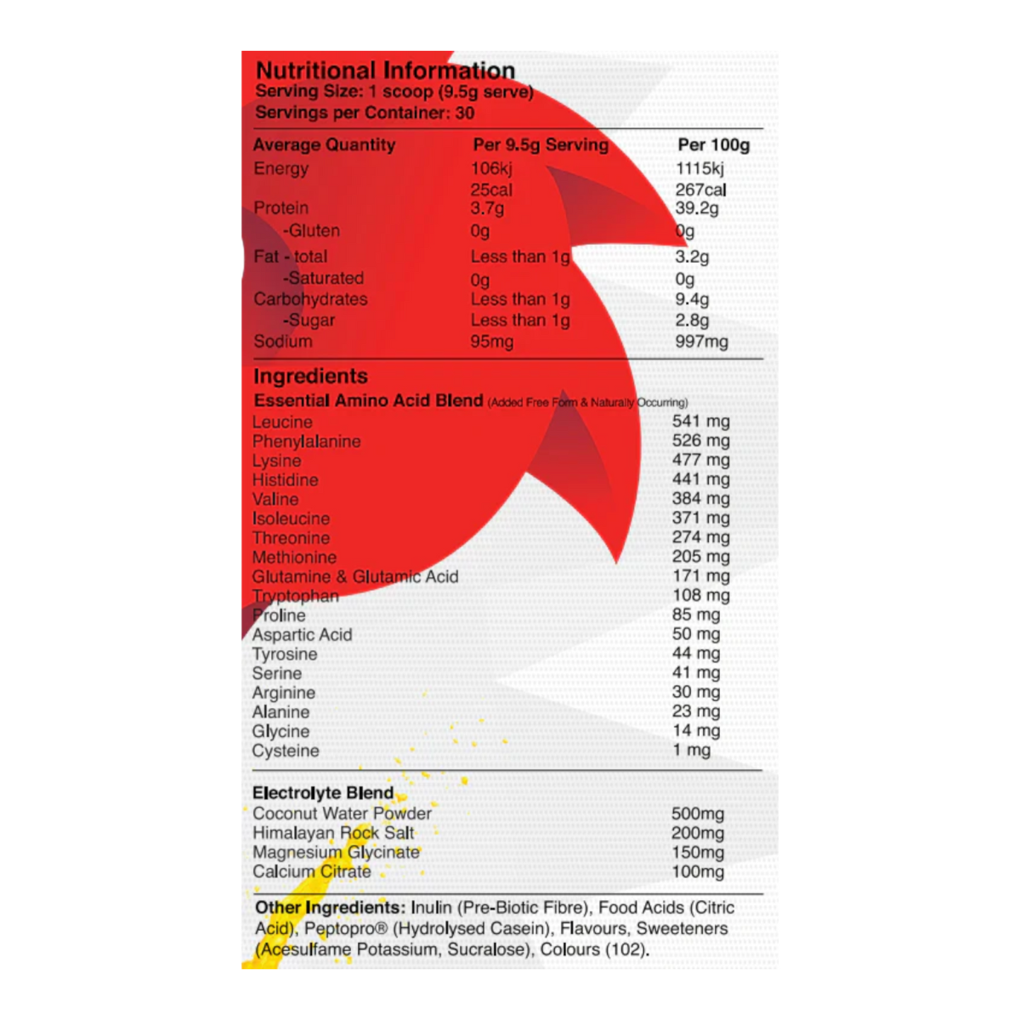 Red Dragon - Dragon Fuel Essential Amino Acids