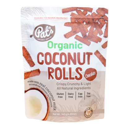 Pat's Organic Snacks - Coconut Rolls