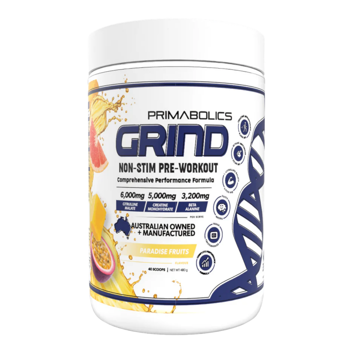 Primabolics - Grind - Non-Stim Pre-Workout