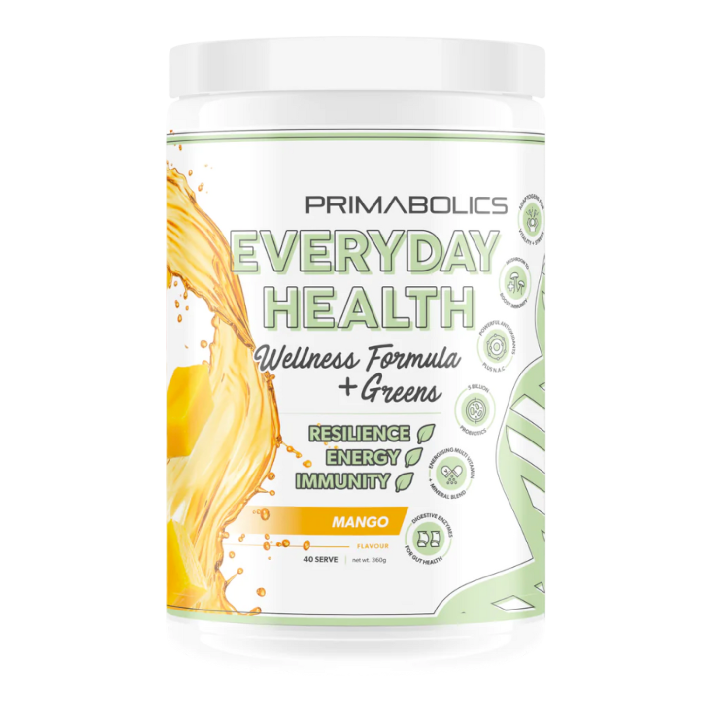 Primabolics - Everyday Health - Wellness Formula + Greens