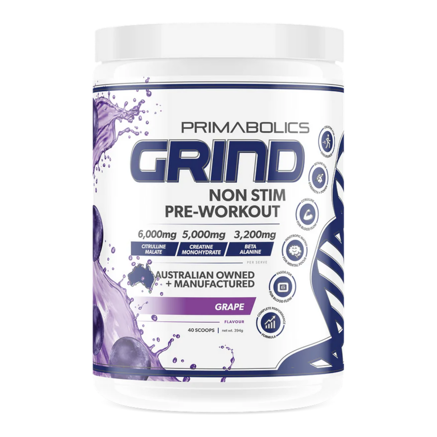 Primabolics - Grind - Non-Stim Pre-Workout