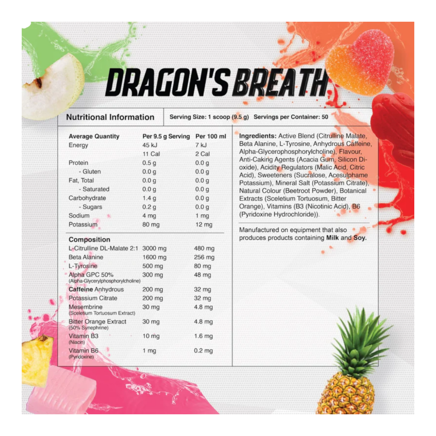 Red Dragon - Dragon Breath Pre Workout