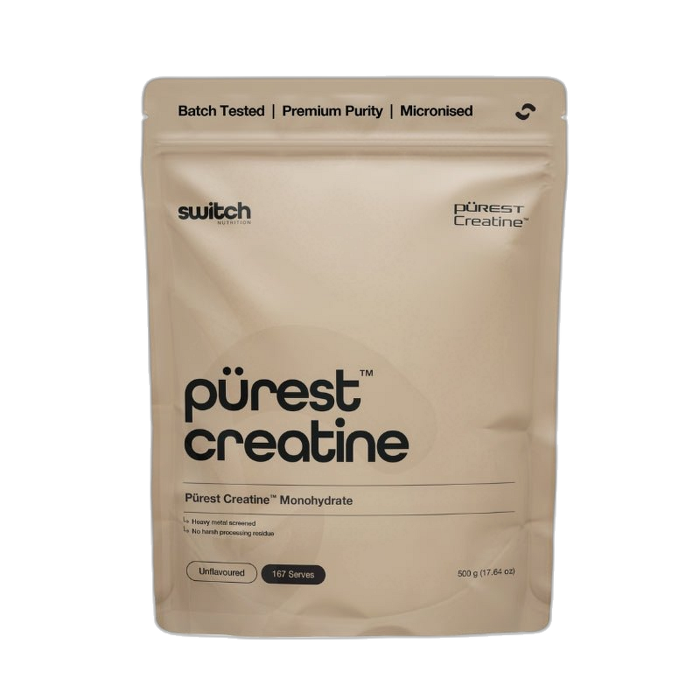 Switch Nutrition - Purest - Creatine Monohydrate (HASTA Certified)
