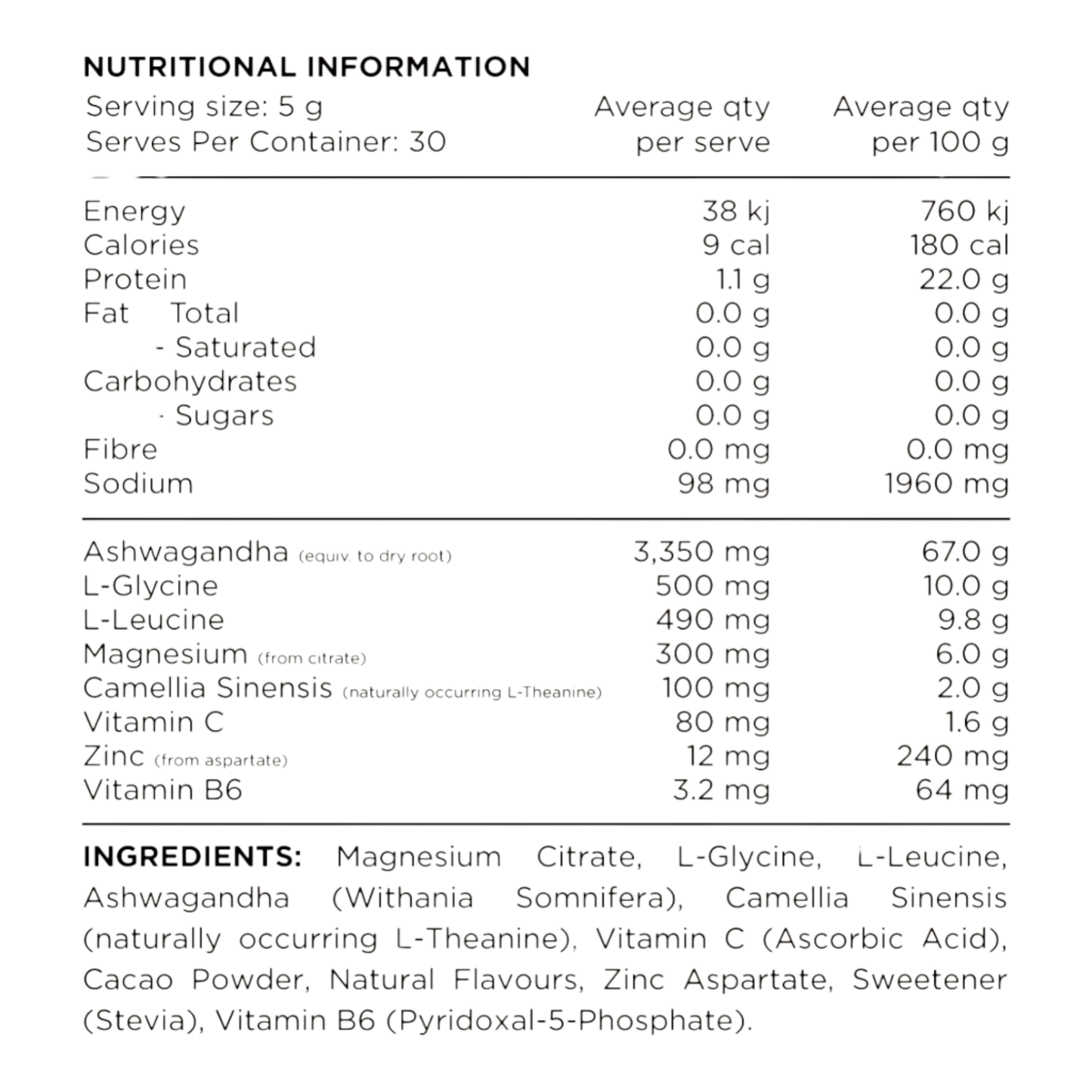 Switch Nutrition - Adrenal
