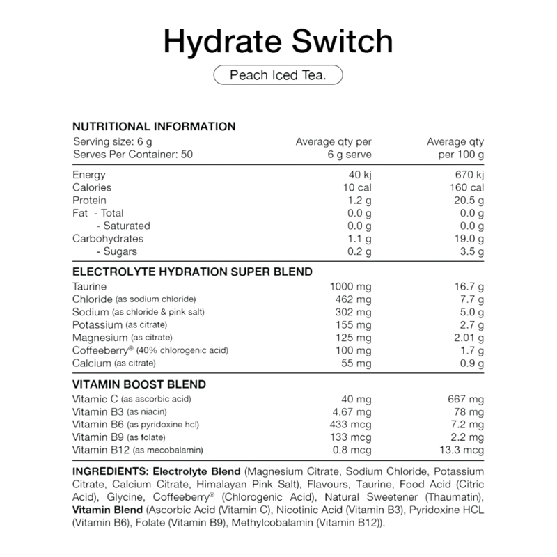 Switch Nutrition - Hydrate